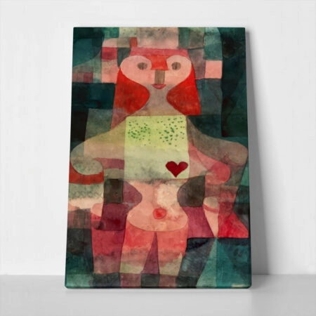 Πινακας σε καμβά PAUL KLEE - QUEEN OF HEARTS