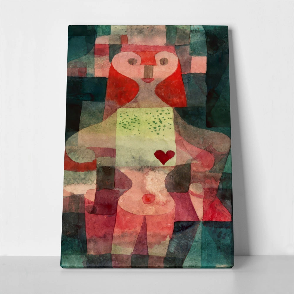 Πινακας σε καμβά PAUL KLEE - QUEEN OF HEARTS
