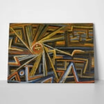 Πινακας σε καμβά PAUL KLEE - RADIATION AND ROTATION