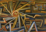 Πινακας σε καμβά PAUL KLEE - RADIATION AND ROTATION