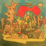 Πίνακας σε καμβά PAUL KLEE - RED CLOUD