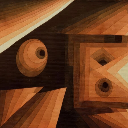 Πινακας σε καμβά PAUL KLEE - RED GRADATION - Paul Klee Sticky 5