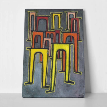 Πινακας σε καμβά PAUL KLEE - REVOLUTION OF THE VIADUCT - Paul Klee