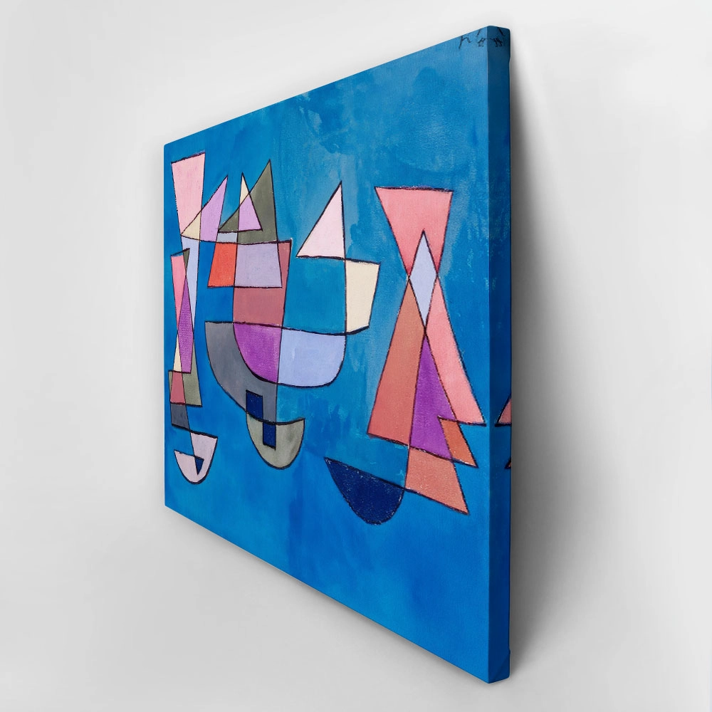 Πινακας σε καμβά PAUL KLEE - SAILING BOATS