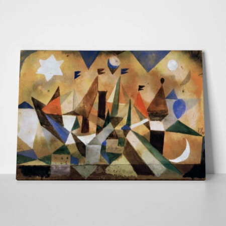 Πινακας σε καμβά PAUL KLEE - SAILING SHIPS AWAITING THE STORM - Paul Klee