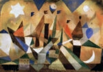 Πινακας σε καμβά PAUL KLEE - SAILING SHIPS AWAITING THE STORM