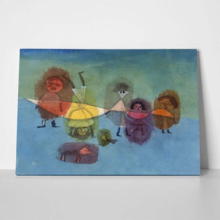 Πινακας σε καμβά PAUL KLEE - SMALL CHILDREN - Paul Klee