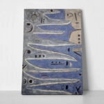Πινακας σε καμβά PAUL KLEE - THE GREY AND THE COAST