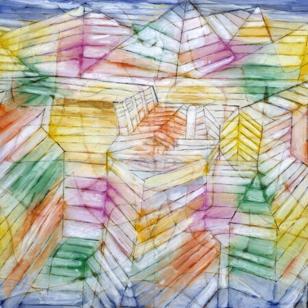 Πινακας σε καμβά PAUL KLEE - THEATER MOUNTAIN CONSTRUCTION - Paul Klee Sticky 5