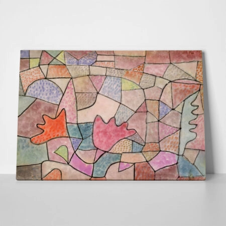 Πινακας σε καμβά PAUL KLEE - TWO RED FLOWERS - Paul Klee