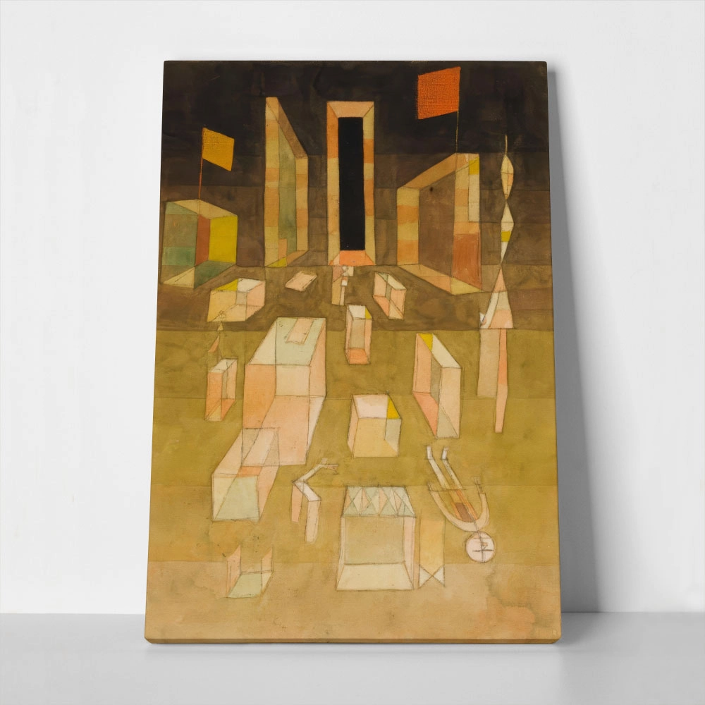 Πινακας σε καμβά PAUL KLEE - UNCOMPOSED IN SPACE