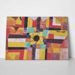 Πινακας σε καμβά PAUL KLEE - WITH THE ROTATING SUN AND THE ARROW
