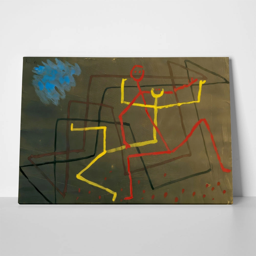 Πινακας σε καμβά PAUL KLEE - YELLOW SUCCUMBS