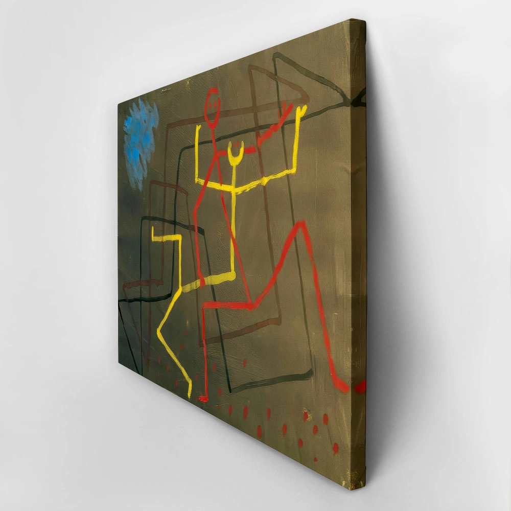 Πινακας σε καμβά PAUL KLEE - YELLOW SUCCUMBS