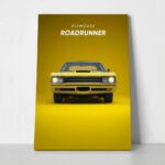 Πινακας σε καμβά PLYMOUTH ROADRUNNER