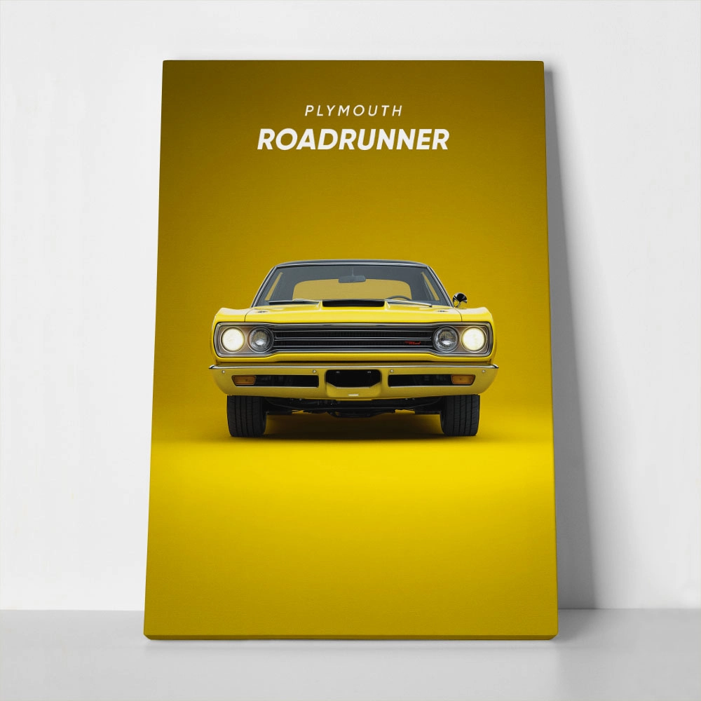 Πινακας σε καμβά PLYMOUTH ROADRUNNER