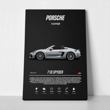 Πινακας σε καμβά PORSCHE 718 SPYDER IMPERIAL - Αυτοκινητα