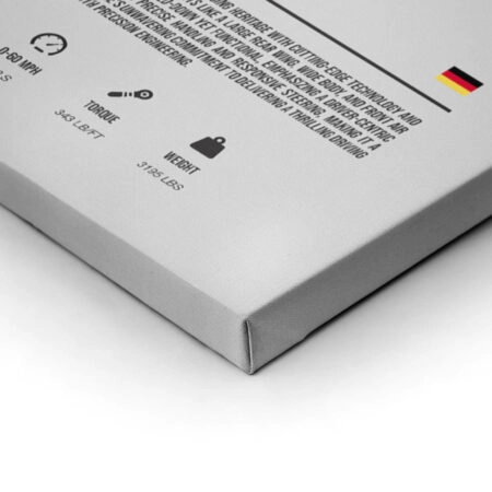 Πινακας σε καμβά PORSCHE 911 GT3 RS WHITE - Αυτοκινητα Sticky 1