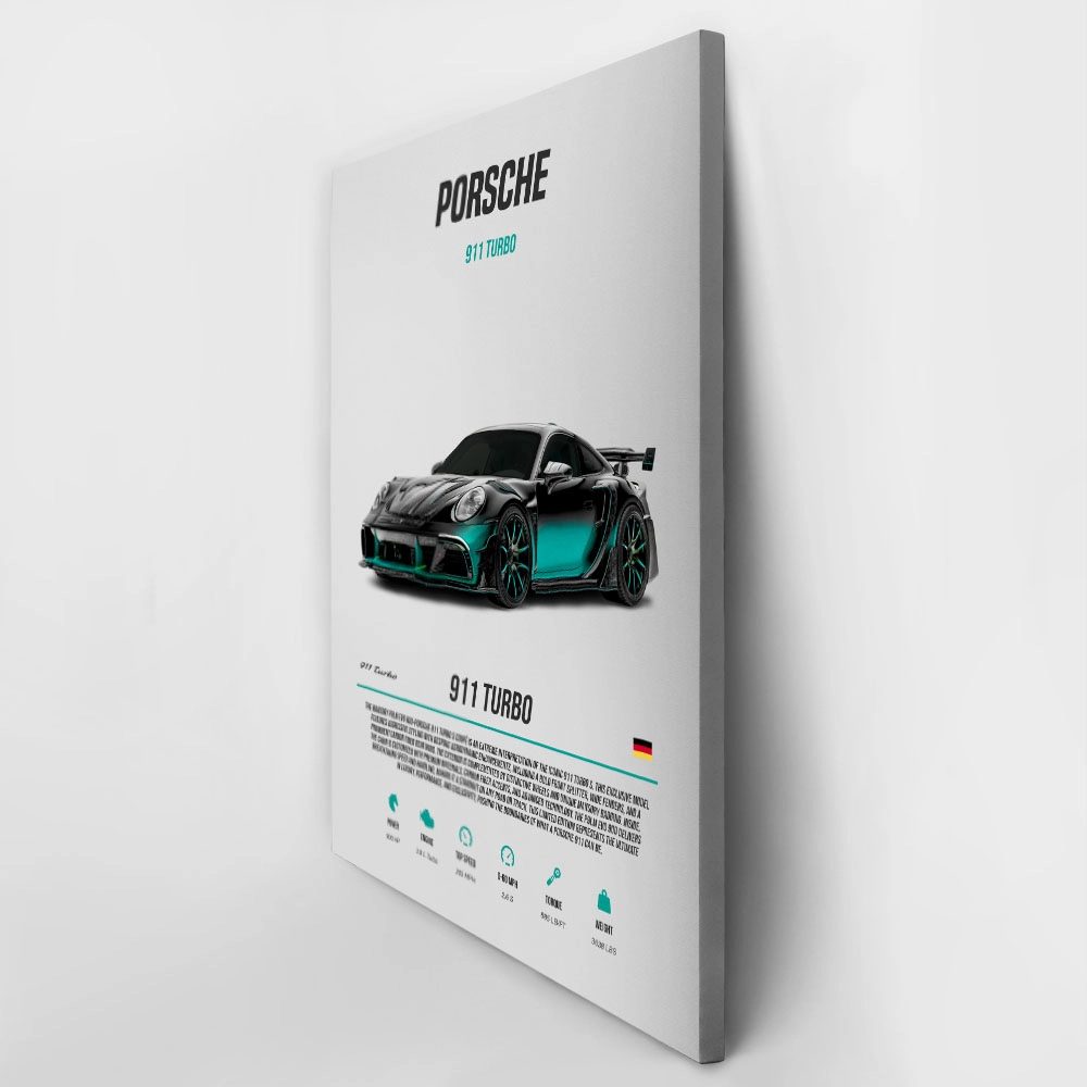 Πινακας σε καμβά PORSCHE 911 TURBO IMPERIAL