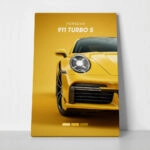 Πινακας σε καμβά PORSCHE 911 TURBO S