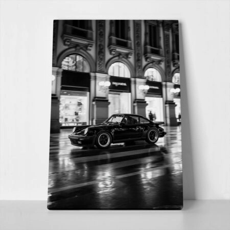 Πινακας σε καμβά PORSCHE IN MILAN - Αυτοκινητα