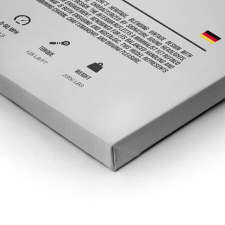 Πινακας σε καμβά PORSCHE MINIMAL SPECS - Αυτοκινητα Sticky 1