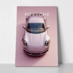 Πινακας σε καμβά PORSCHE PINK