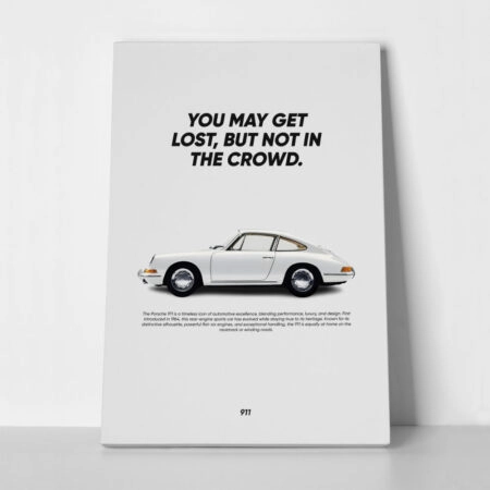 Πινακας σε καμβά PORSCHE QUOTE - Αυτοκινητα