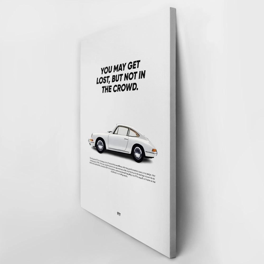 Πινακας σε καμβά PORSCHE QUOTE