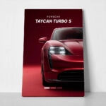 Πινακας σε καμβά PORSCHE TAYCAN TURBO S