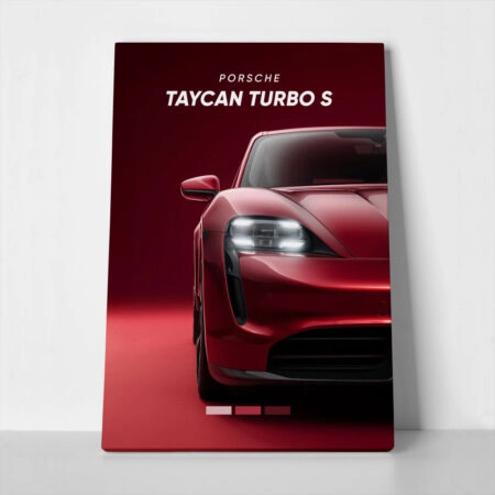 Πινακας σε καμβά PORSCHE TAYCAN TURBO S - Αυτοκινητα