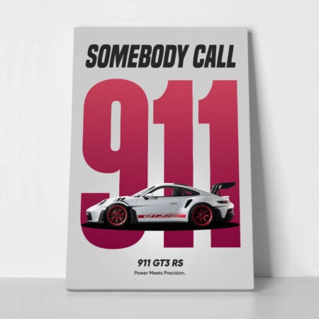 Πινακας σε καμβά SOMEBODY CALL 911 - Αυτοκινητα