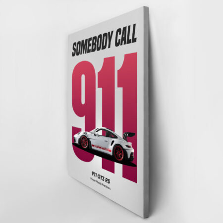 Πινακας σε καμβά SOMEBODY CALL 911 - Αυτοκινητα Sticky 2