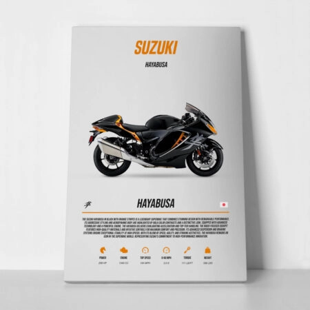 Πινακας σε καμβά SUZUKI HAYABUSA IMPERIAL
