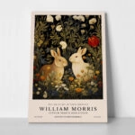 Πινακας σε καμβά WILLIAM MORRIS - RABBITS 1