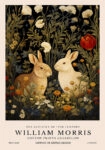 Πινακας σε καμβά WILLIAM MORRIS - RABBITS 1