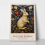 Πινακας σε καμβά WILLIAM MORRIS - RABBITS 2