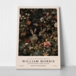 Πινακας σε καμβά WILLIAM MORRIS - RABBITS 3