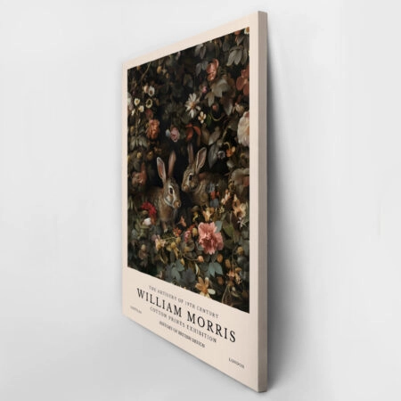 Πινακας σε καμβά WILLIAM MORRIS - RABBITS 3 - William Morris Sticky 2