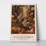 Πινακας σε καμβά WILLIAM MORRIS - RABBITS 4