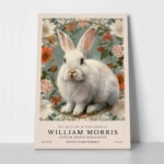 Πινακας σε καμβά WILLIAM MORRIS - RABBITS 5