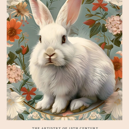 Πινακας σε καμβά WILLIAM MORRIS - RABBITS 5 - William Morris Sticky 5
