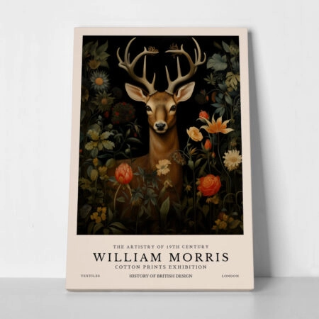 Πινακας σε καμβά WILLIAM MORRIS - REINDEER 2