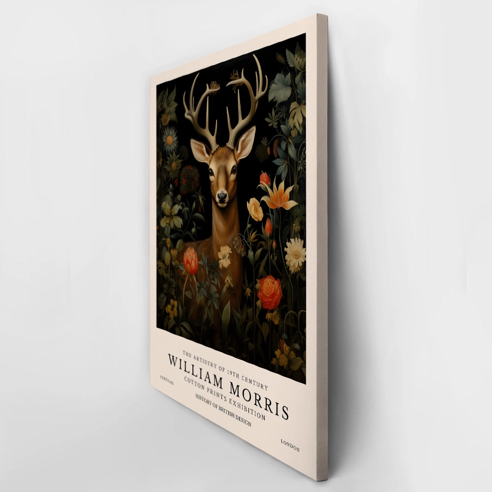 Πινακας σε καμβά WILLIAM MORRIS - REINDEER 2