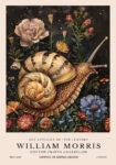 Πινακας σε καμβά WILLIAM MORRIS - SNAIL