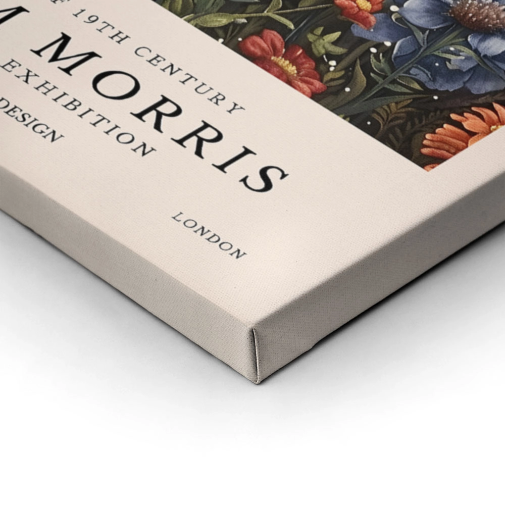 Πινακας σε καμβά WILLIAM MORRIS - SNAIL