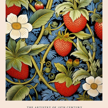 Πινακας σε καμβά WILLIAM MORRIS - STRAWBERRY - William Morris Sticky 5