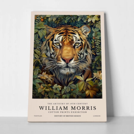 Πινακας σε καμβά WILLIAM MORRIS - TIGER - William Morris