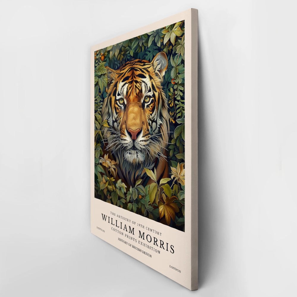 Πινακας σε καμβά WILLIAM MORRIS - TIGER