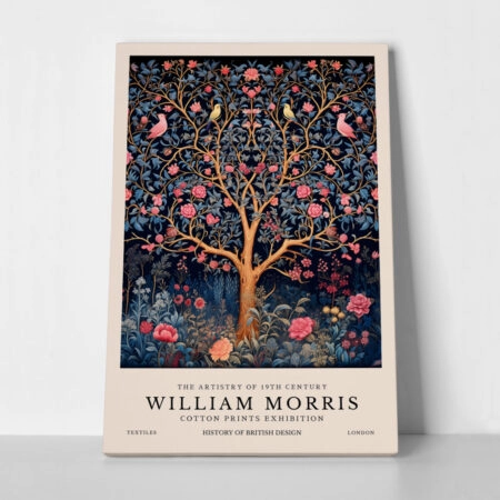 Πινακας σε καμβά WILLIAM MORRIS - TREE OF LIFE 3